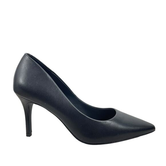 Aldo Sereniti Black Pointed Toe Pumps Stiletto Heel Size 7.5B - Picture 1 of 10